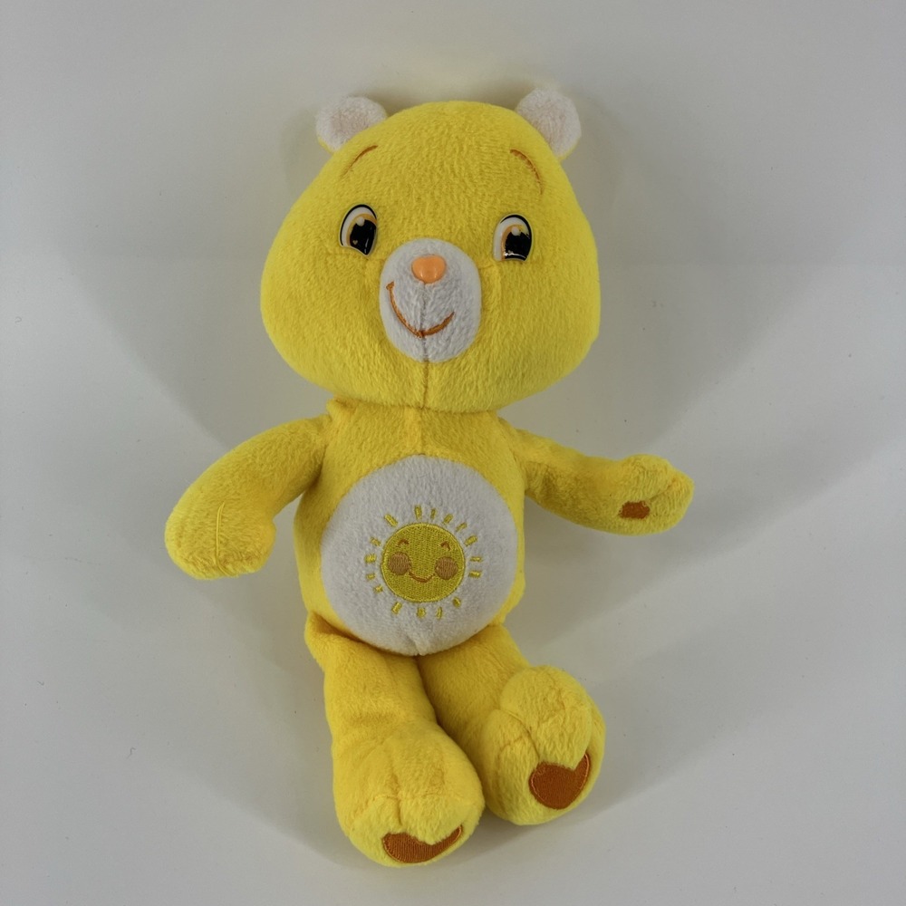 Care Bears Funshine Bear Sunshine Sun Yellow 13" Plush 2007!